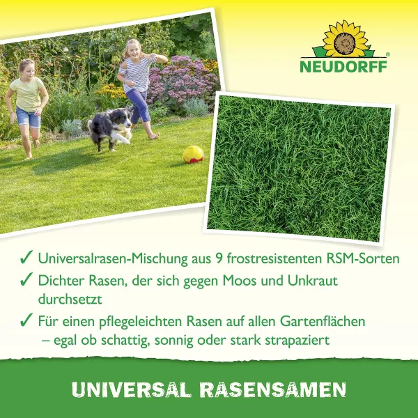 NEUDORFF® Universal RasenSamen 2 kg für 100 m²
