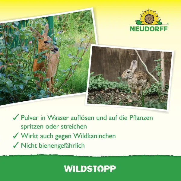 NEUDORFF® WildStopp für maximal 200 Pflanzen - 100 g