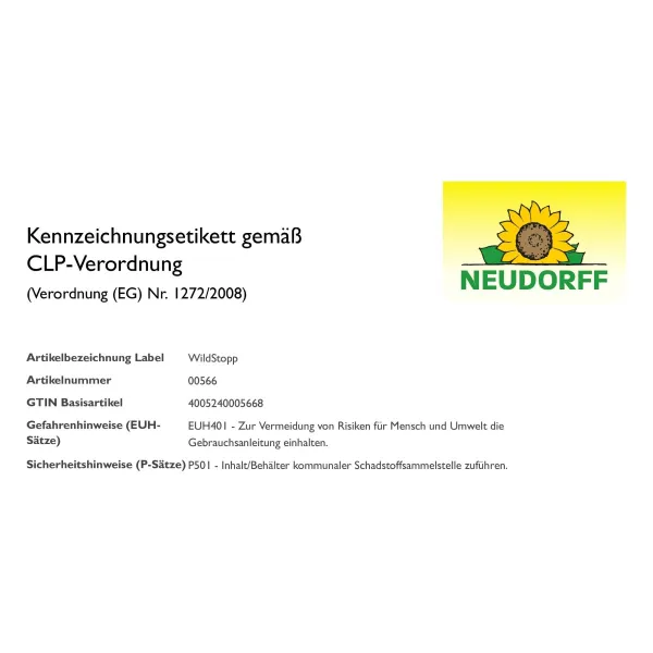 NEUDORFF® WildStopp für maximal 200 Pflanzen - 100 g