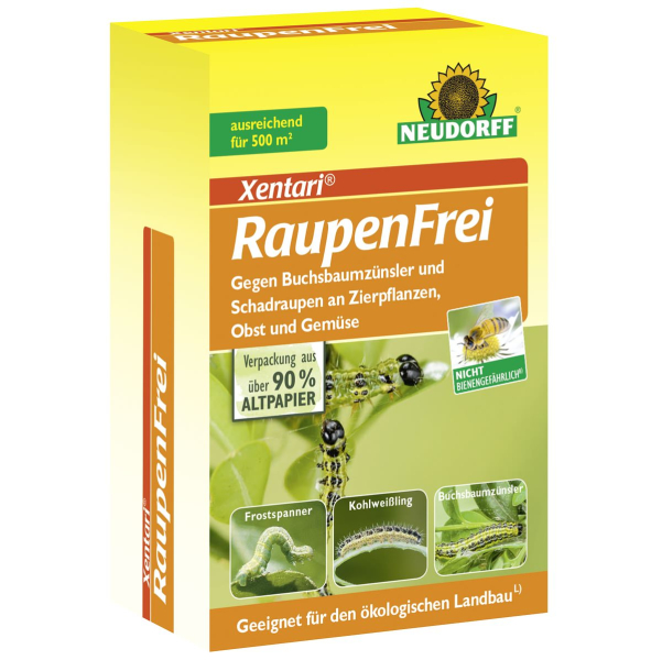 NEUDORFF® Xentari® RaupenFrei gegen Buchsbaumzünsler & Schadraupen - 25 g