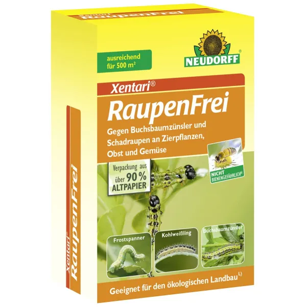 NEUDORFF® Xentari® RaupenFrei gegen Buchsbaumzünsler & Schadraupen - 25 g