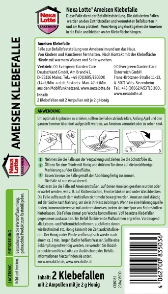 Nexa Lotte® Ameisen Klebefalle - 2 Stück