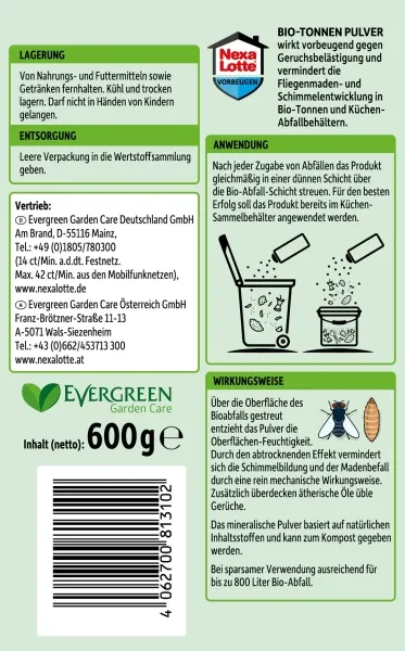 Nexa Lotte® Bio-Tonnen Pulver - 600 g