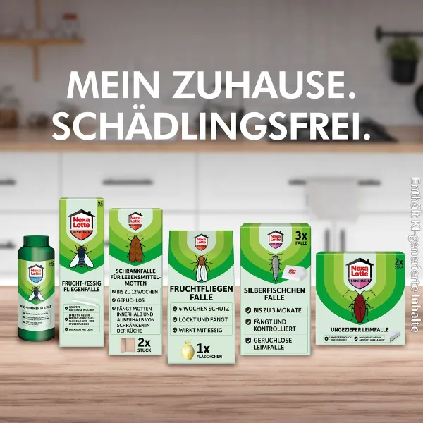 Nexa Lotte® Fruchtfliegen-Falle mit 10 ml Lockstoff
