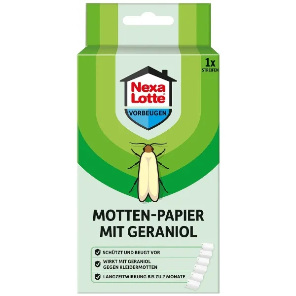 Nexa Lotte® Motten-Papier mit Geraniol