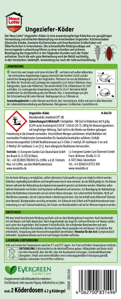 Nexa Lotte® Ungeziefer-Köder - 2 Dosen