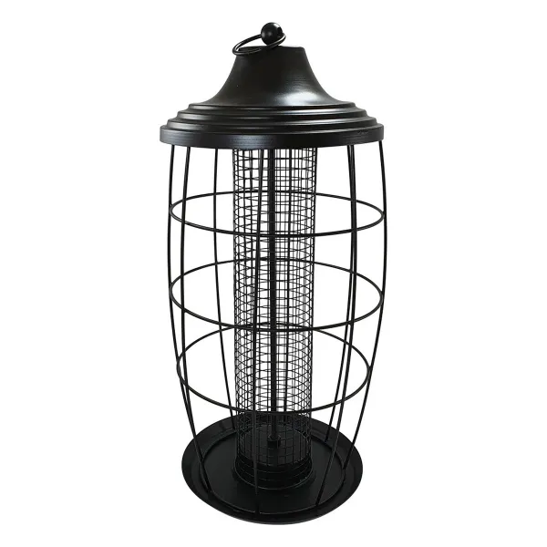Nobby® Futtersäule mit Gitter schwarz 19 x 39 cm
