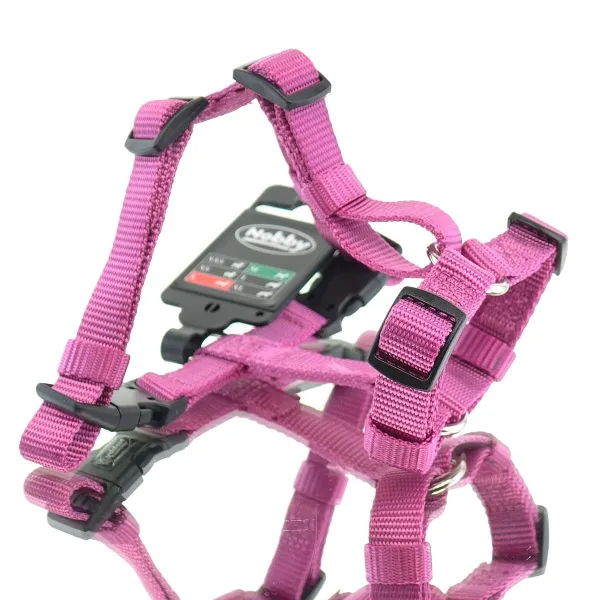 Nobby® Hunde Geschirr Classic S-M Himbeere Brust 30-50 cm - Nylon Nobby® Hunde Geschirr Classic S-M Himbeere Brust 30-50 cm - Nylon