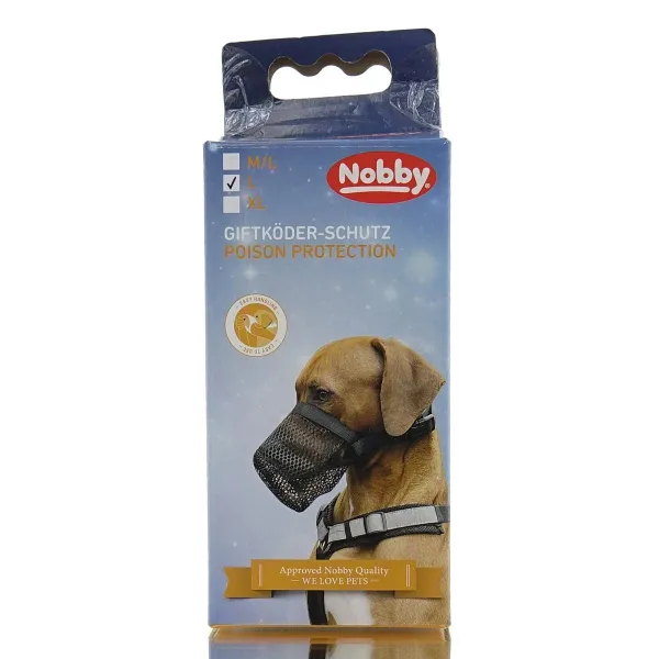 Nobby® Hunde Giftköderschutz Schwarz L Nobby® Hunde Giftköderschutz Schwarz L