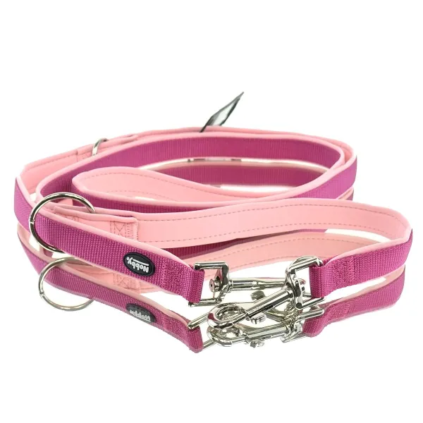 Nobby® Hunde Führleine Classic Preno Himbeere/Pink 2 Meter Größe M - L