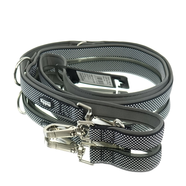 Nobby® Hunde Führleine Classic Preno Royal Schwarz 2 Meter Größe M - L