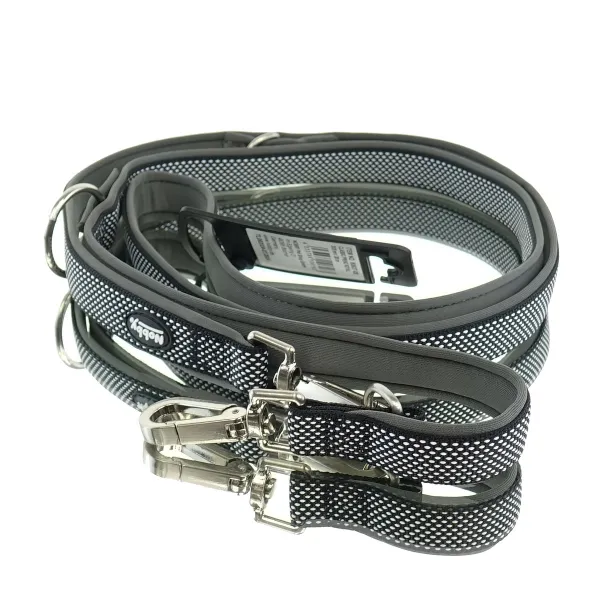 Nobby® Hunde Führleine Classic Preno Royal Schwarz 2 Meter Größe M - L