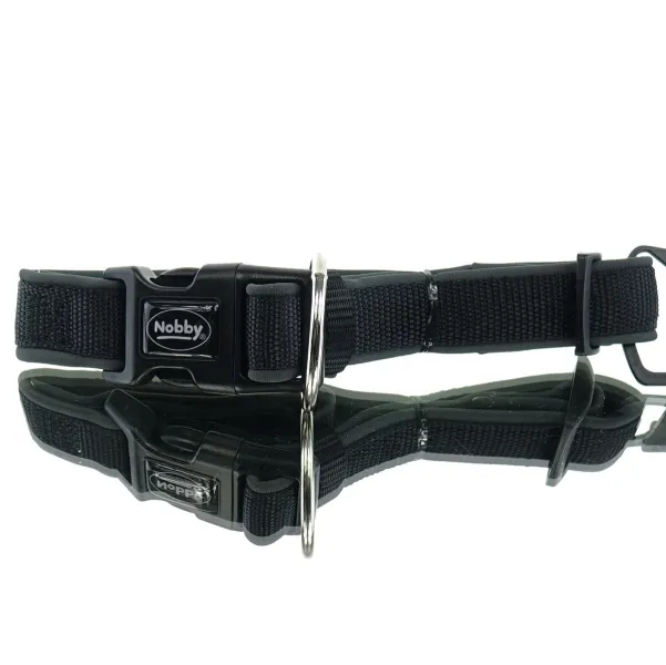 Nobby® Hunde Halsband Classic Preno Schwarz/Grau Größe S - M