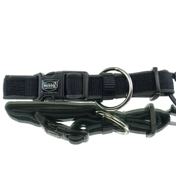 Nobby® Hunde Halsband Classic Preno Schwarz/Grau Größe XS - S