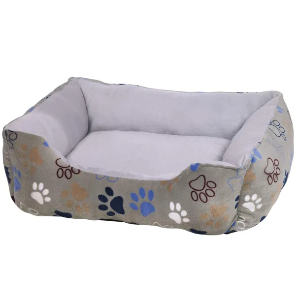 Nobby® Hunde Komfortbett Classic LISSI hellgrau 50 x 40 x 17 cm