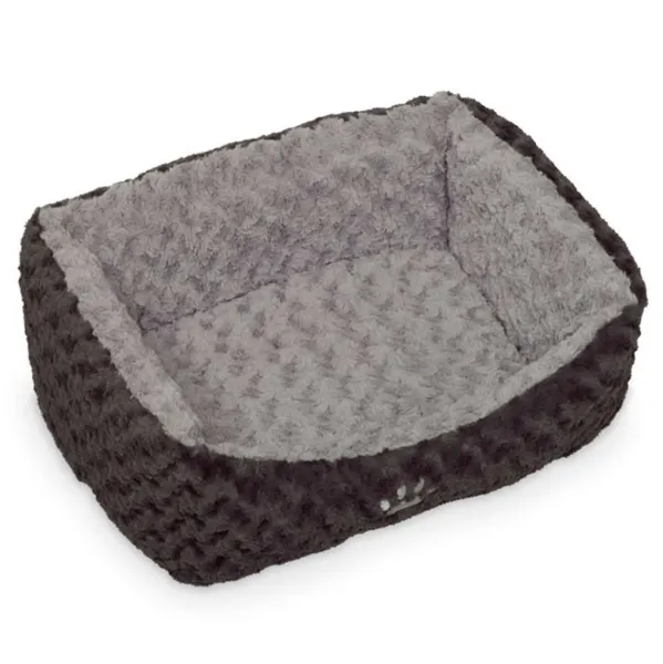 Nobby® Hunde Komfortbett SEOLI dunkelgrau-hellgrau 45 x 40 x 18 cm