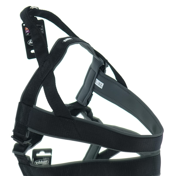 Nobby® Hunde Norwegergeschirr Classic Preno Schwarz/Grau Größe L - XL