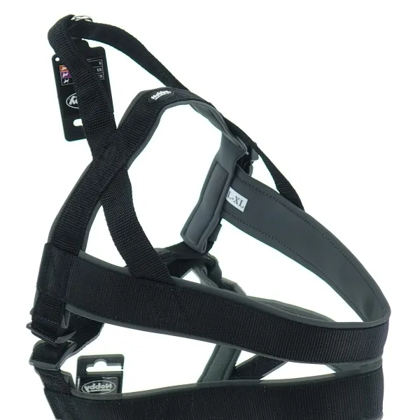 Nobby® Hunde Norwegergeschirr Classic Preno Schwarz/Grau Größe L - XL