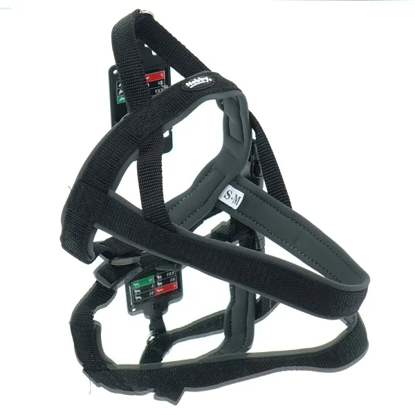 Nobby® Hunde Norwegergeschirr Classic Preno Schwarz/Grau Größe S - M