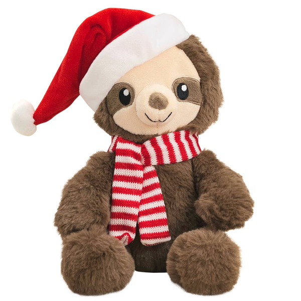 Nobby® Hunde Spielzeug Plüsch Weihnachtsfaultier Fauli 23 cm - Softplüsch