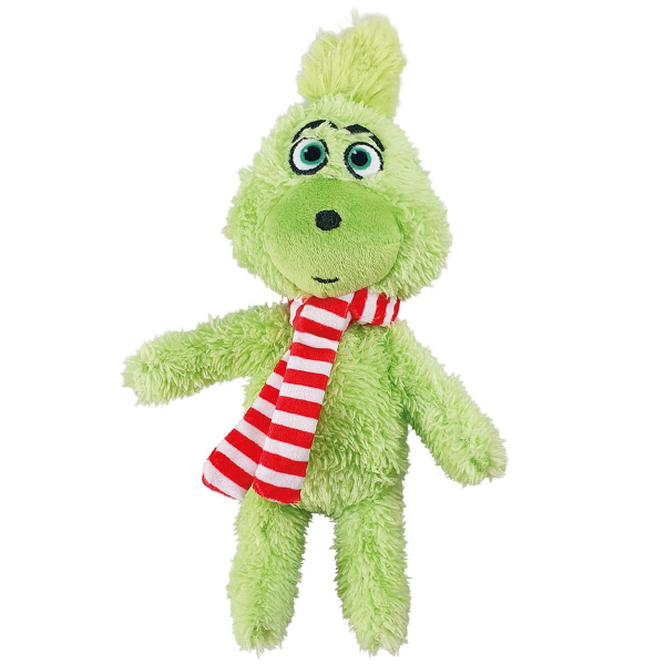 Nobby® Hunde Spielzeug XMAS Plüsch Grimo L Grün mit Schal 42 cm - Softplüsch