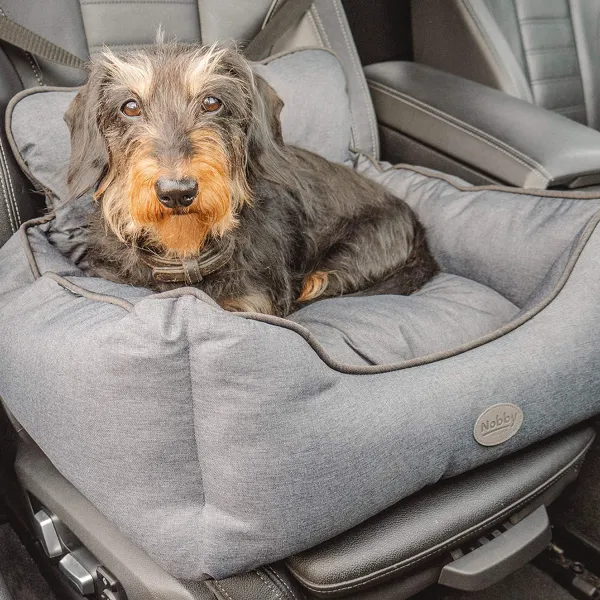 Nobby® Hunde Reisebett KADEK Grau 55 x 50 x 34 cm aus Mikrofaser