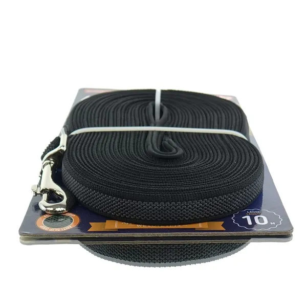 Nobby® Hunde Schleppleine Anti-Slip Schwarz 10 Meter