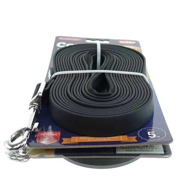 Nobby® Hunde Schleppleine Cover Schwarz 5 Meter