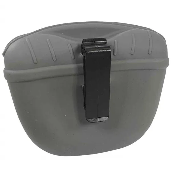 Nobby® Hunde Silikon Snackbeutel RIO Grau mit Gürtelclip 12,5 cm