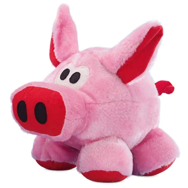Nobby® Hunde Spielzeug Plüsch Schwein S Coole Sau Rosa 18 cm