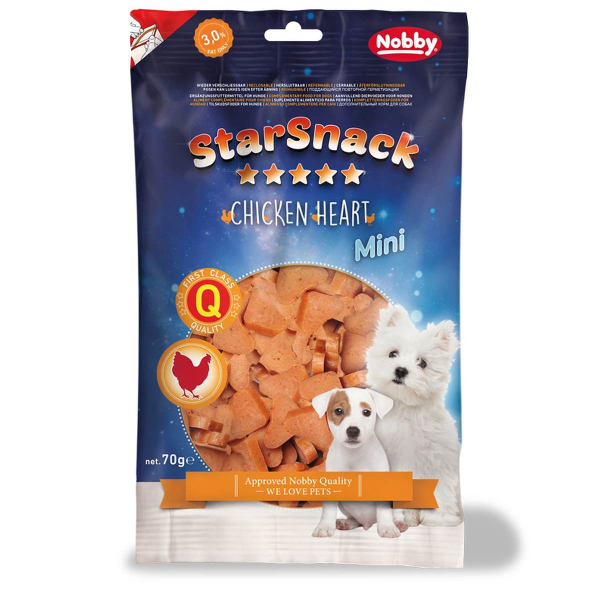 Nobby® Hunde StarSnack MINI Chicken Heart 70 g