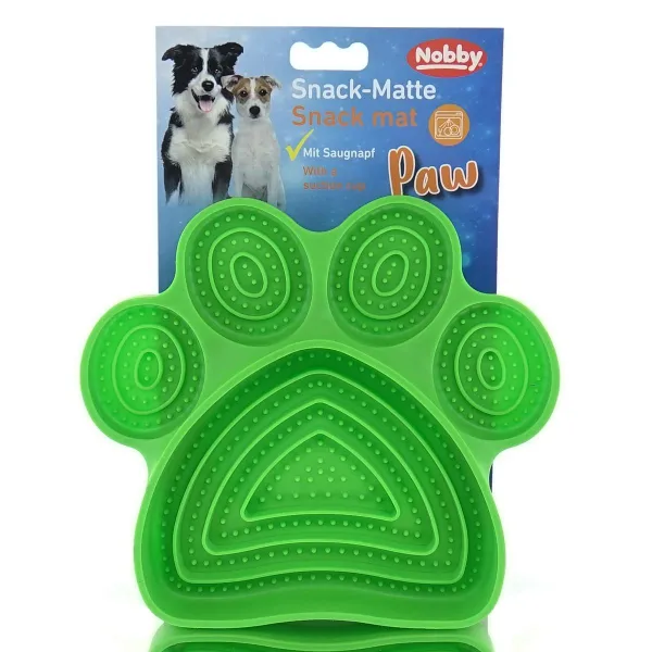 Nobby® Hunde TPE Beschäftigungsnapf PAW Grün 21 x 19 cm - Silikon Nobby® Hunde TPE Beschäftigungsnapf PAW Grün 21 x 19 cm - Silikon