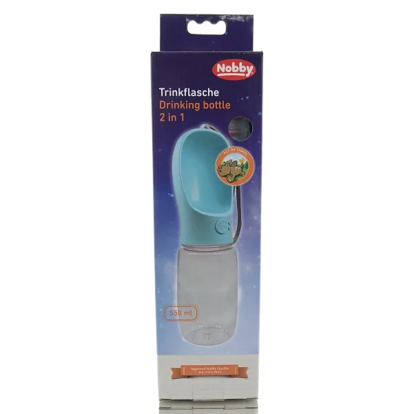 Nobby® Hunde Trinkflasche 2 in 1 Mint 550 ml