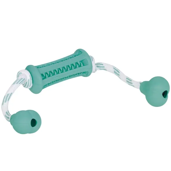 Nobby® Hunde Vollgummi Stick mit Seil DENTAL LINE zweifarbig 37 cm Nobby® Hunde Vollgummi Stick mit Seil DENTAL LINE zweifarbig 37 cm