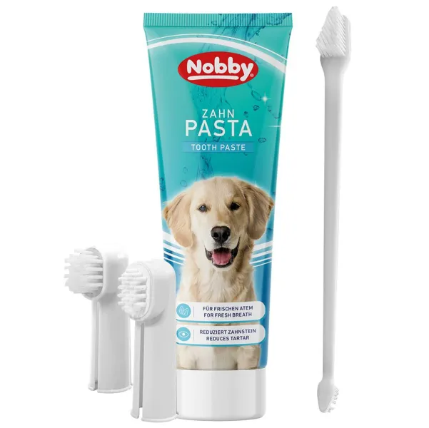 Nobby® Hunde Zahnbürstenset mit Zahnpaste mint Nobby® Hunde Zahnbürstenset mit Zahnpaste mint