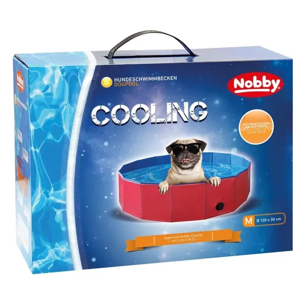 Nobby Hundepool rot/blau 120x30 cm