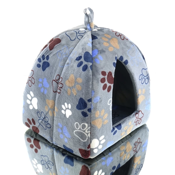 Nobby® Hunde- und Katzen-Höhle Classic LISSI Dunkelgrau 33 x 33 cm - Schaumstoff