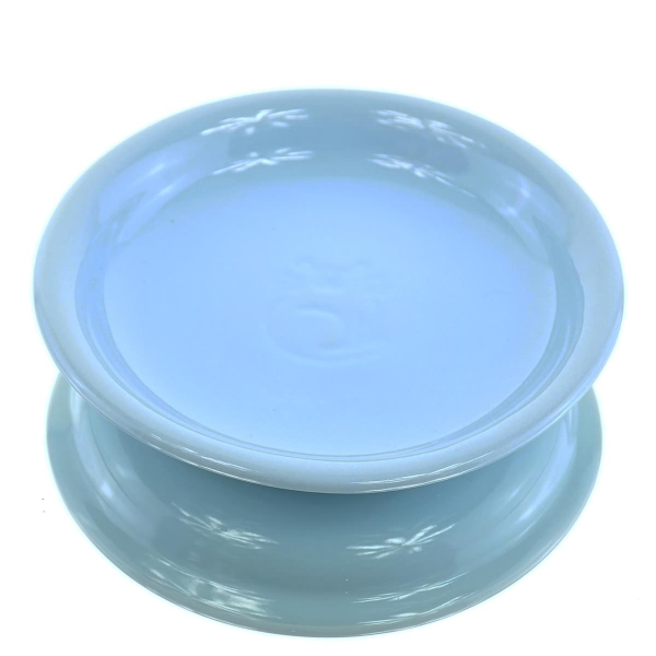 Nobby® Katzen Keramik Milchschale hellblau Ø14 x 2 cm, 100 ml