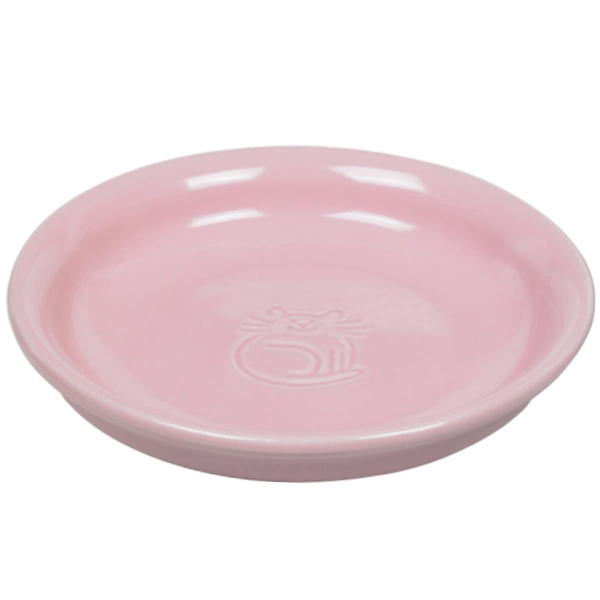 Nobby® Katzen Keramik Milchschale pink Ø14 x 2 cm, 100 ml