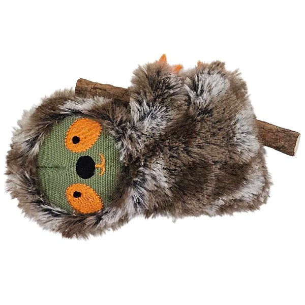 Nobby® Katzen Plüsch Faultier mit Stock, mit Catnip 13 cm