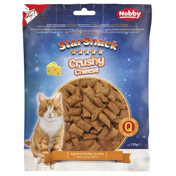 Nobby® Katzen StarSnack Crushy Cheese Tüte, 125 g