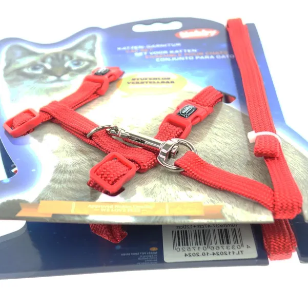Nobby® Katzengarnitur Nylon rot