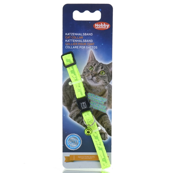 Nobby® Katzenhalsband Neon neongelb