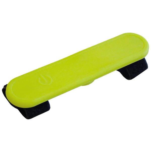 Nobby® LED-Silikon Klettsticker gelb 12 cm  x 3,5 cm 
