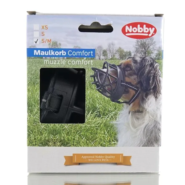Nobby® Maulkorb Comfort S-M Umfang 31 cm Länge 9 cm Nobby® Maulkorb Comfort S-M Umfang 31 cm Länge 9 cm