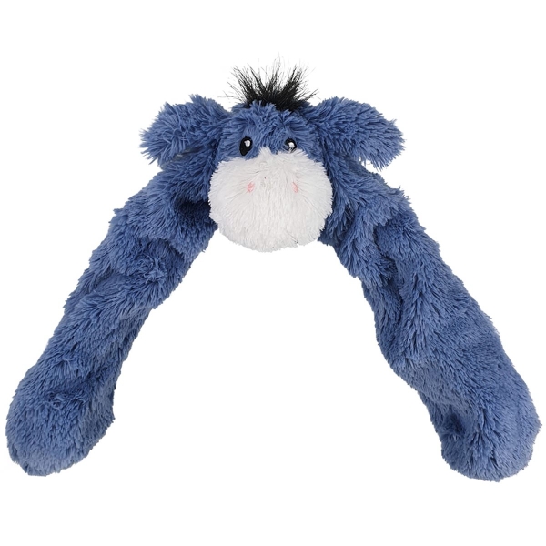 Nobby® Hunde Spielzeug Plüsch Esel Blau mit innenliegendem Seil  55 cm