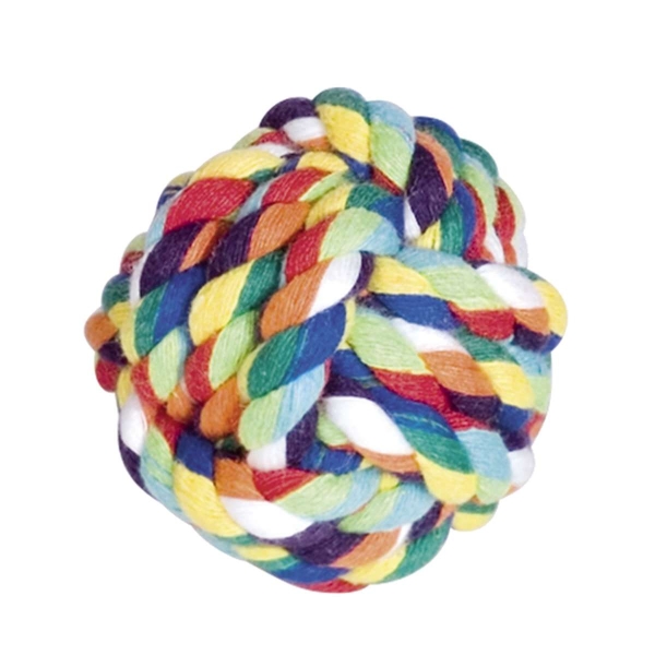 Nobby® Hunde Spielball Rope Toy L Bunt Ø 10 cm - Baumwolle