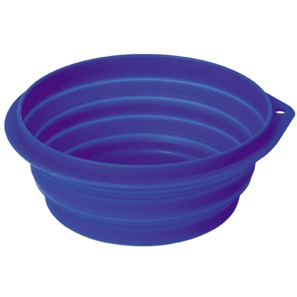 Nobby® Hunde Napf faltbar Blau Ø 16 cm 1.000 ml - Silikon