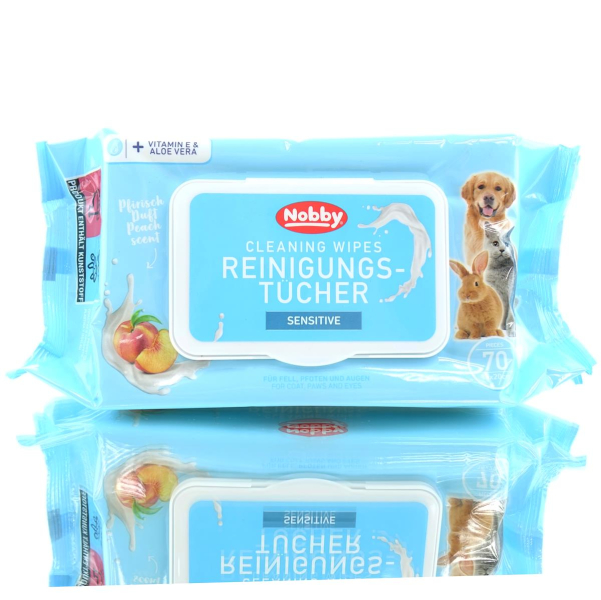 Nobby® Universal Reinigungstücher für Tiere 20 x 15 cm - 70 Stück