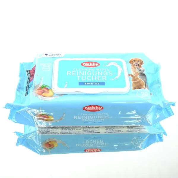 Nobby® Universal Reinigungstücher für Tiere 20 x 15 cm - 70 Stück